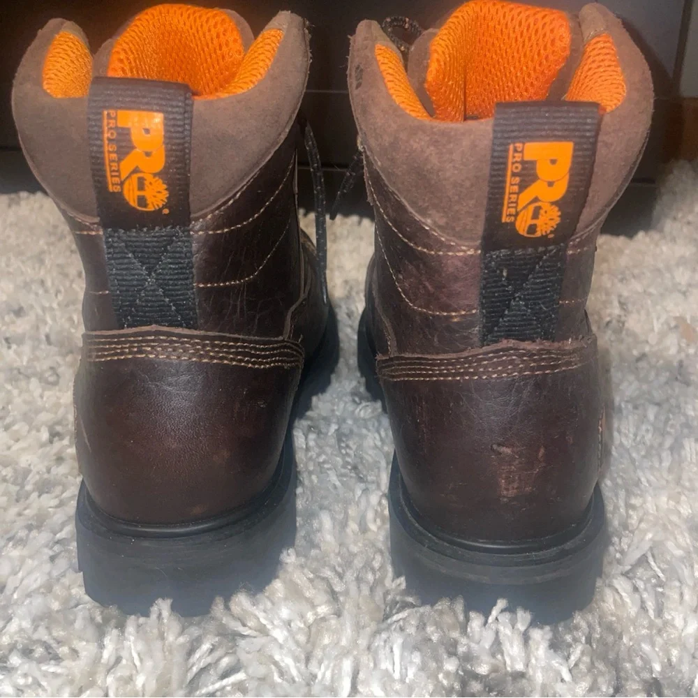 Timberland PRO Series XL Comp Toe Boys Boots Waterproof Mud & Snow size 5 EUC